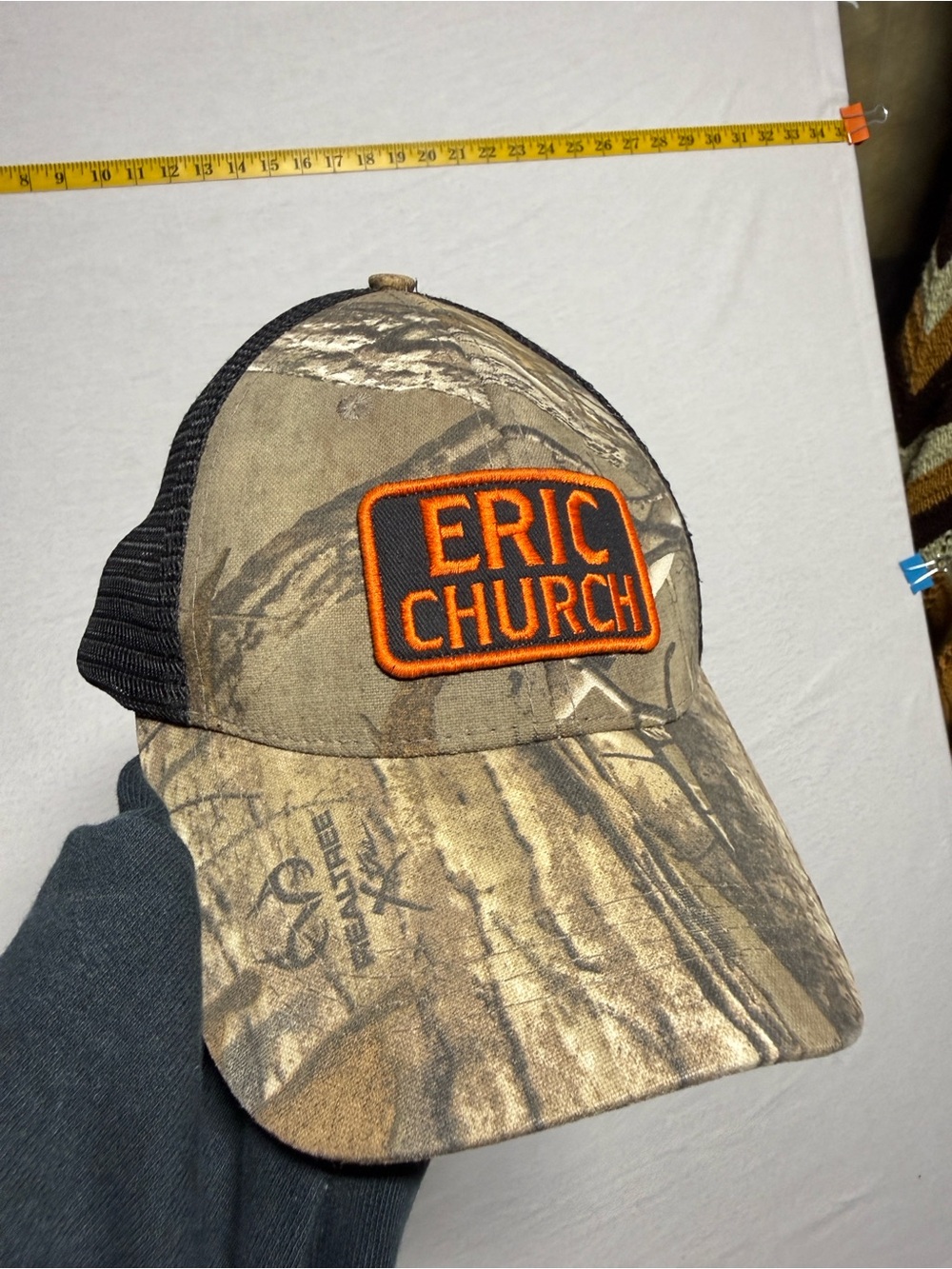 Eric church Camouflage Trucker Cap - Brown/Black